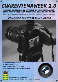 Concurso de Fotografía y microvideo infantil Bornos y Coto de Bornos disfrutan las vacaciones en casa